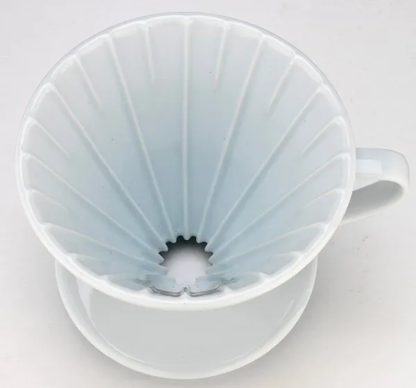 Phễu lọc cà phê V02 bằng sứ - Trắng (HG5538W)-510