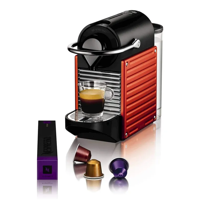 Máy pha cà phê viên nén Pixie Electric Red, Krups - Nespresso Switzerland