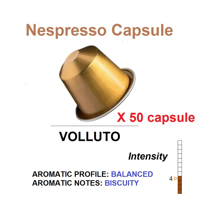 Cà phê viên nén Volluto Combo Capsules Switzerland - 50 viên