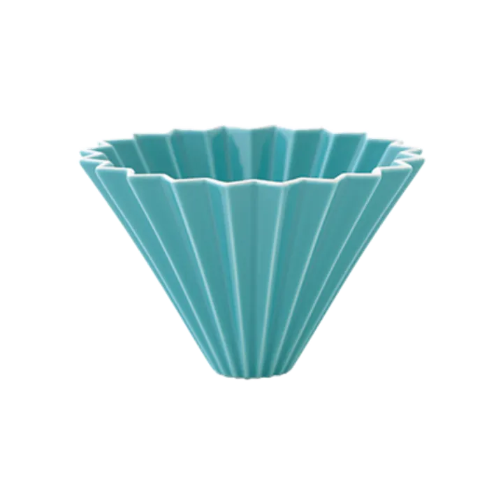 Phễu lọc cà phê Kai Origami Japan Dripper size S màu xanh dương