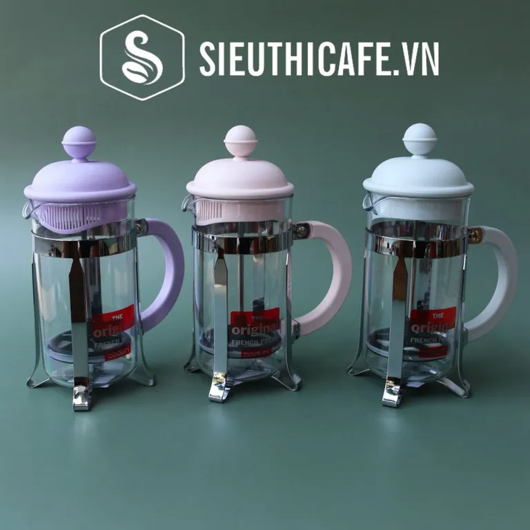 BÌNH PHA CÀ PHÊ KIỂU PHÁP BODUM CAFFETTIERA FRENCH PRESS - MÀU SHADOW - 3 CUPS