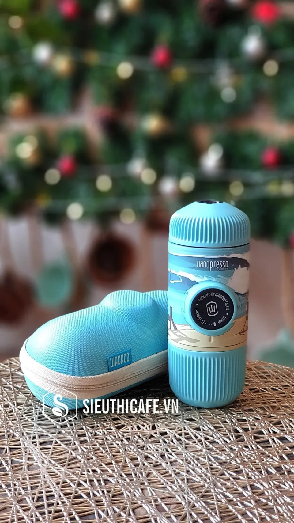DỤNG CỤ ÉP ESPRESSO BẰNG TAY WACACO NANOPRESSO JOURNEY FOUR SEASONS + TÚI CHỐNG SỐC
