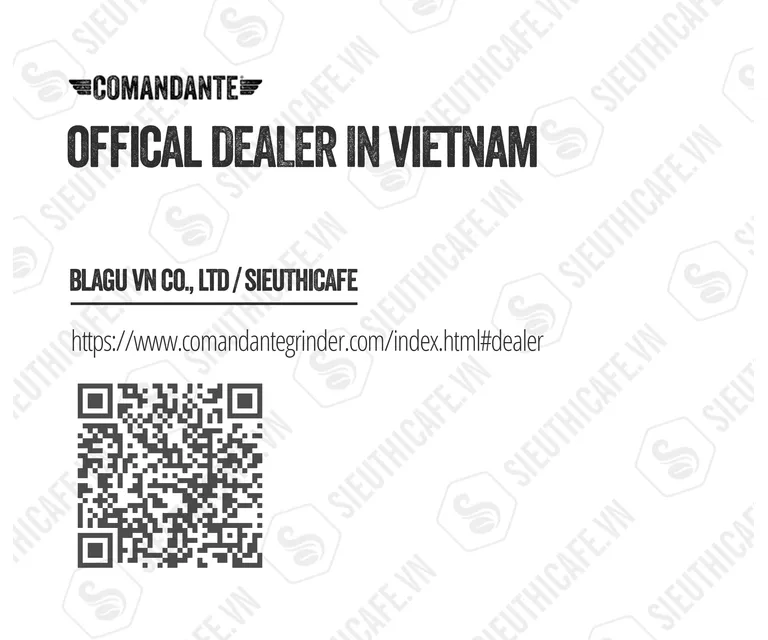 Nhà phân phối Comandante chính hãng tại Việt Nam - Sieuthicafe.vn
