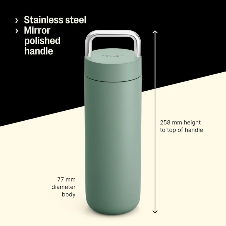 Fellow Carter Carry Tumbler - 20oz - Smoke Green