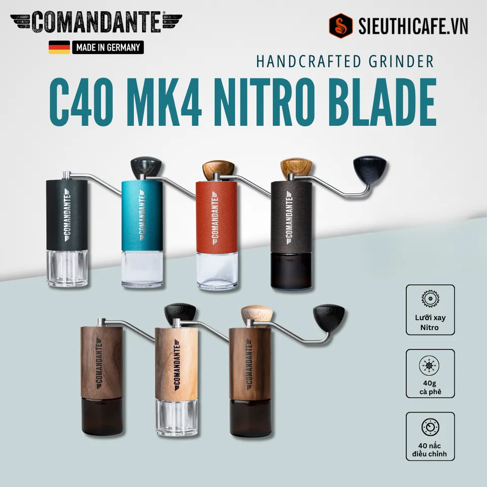 Cối Xay Cà Phê Comandante C40 MK4